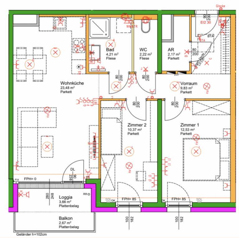 3-Zimmer Wohnung